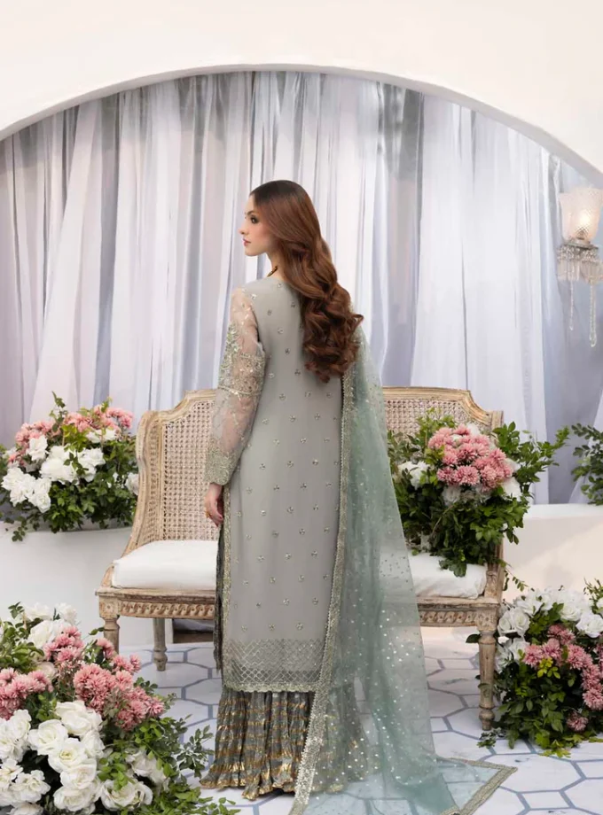 Zahra Rubab raw silk 1346- 4 delig