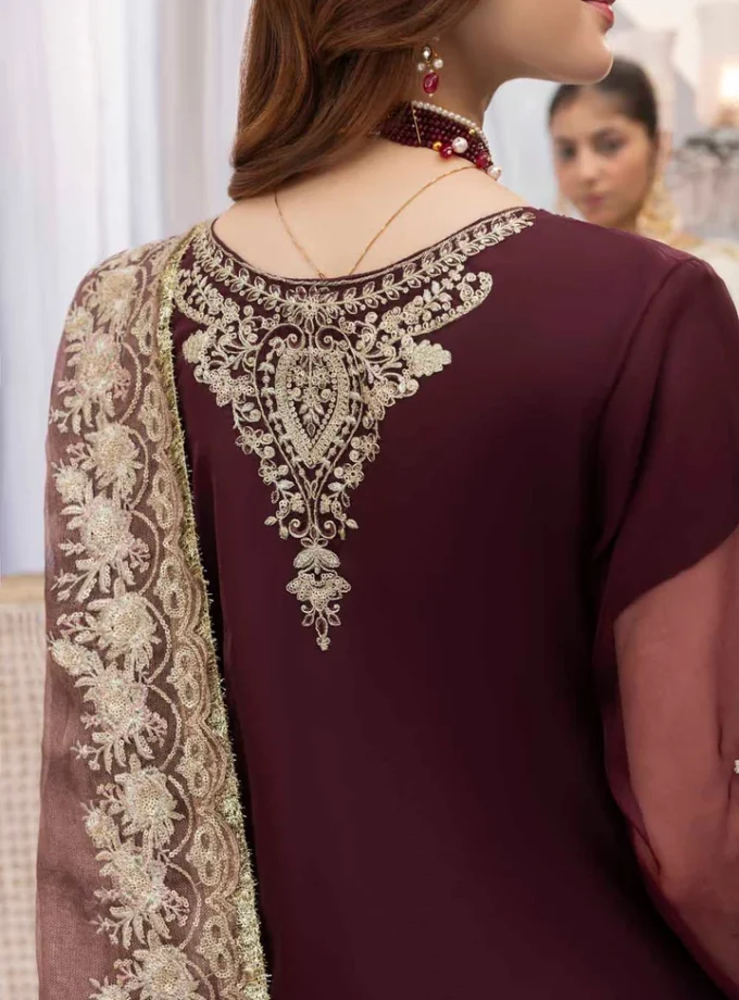 Zahra Rubab raw silk 1345- 4 delig