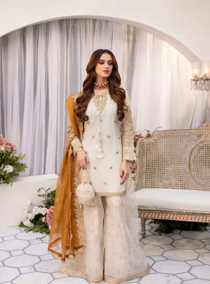 Zahra Rubab raw silk 1344- 4 delig