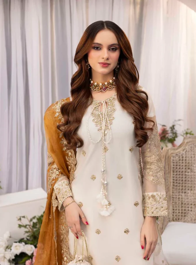 Zahra Rubab raw silk 1344- 4 delig