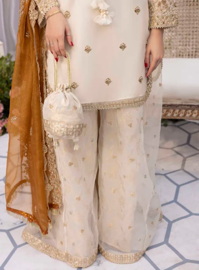 Zahra Rubab raw silk 1344- 4 delig
