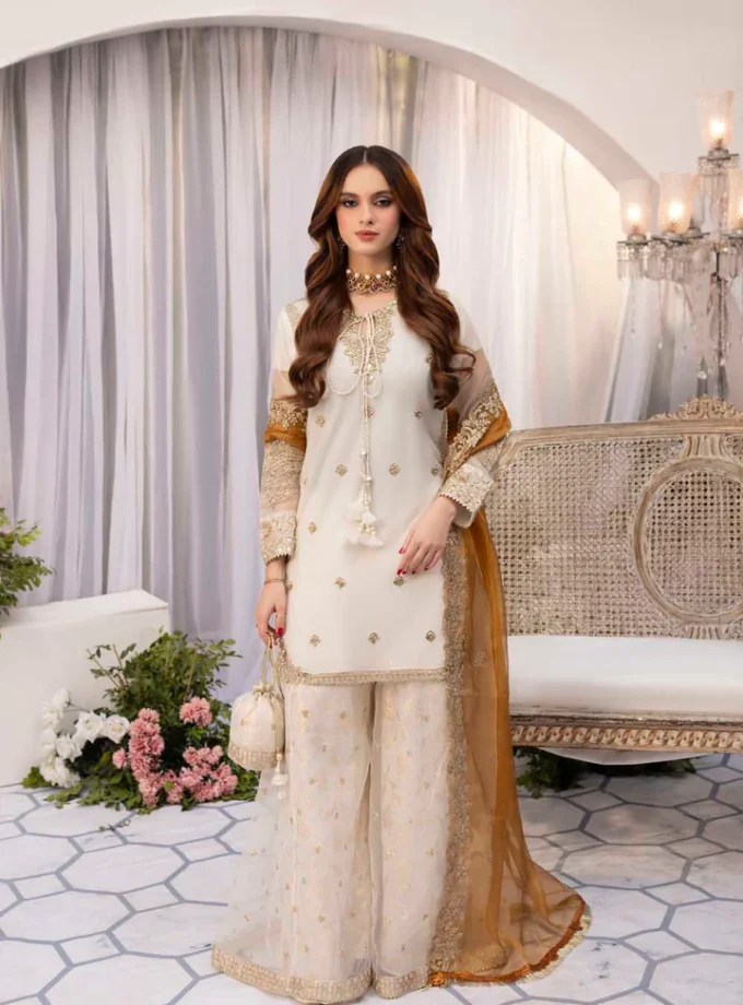 Zahra Rubab raw silk 1344- 4 delig