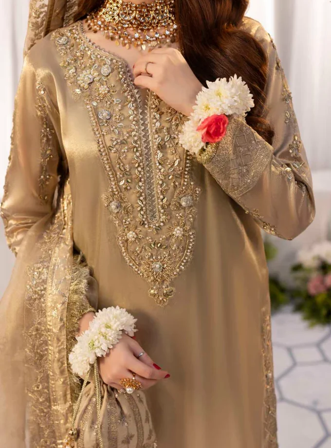 Zahra Rubab raw silk 1341- 4 delig