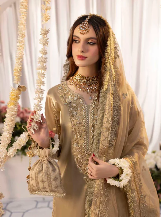 Zahra Rubab raw silk 1341- 4 delig
