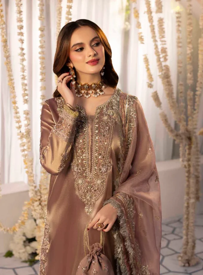 Zahra Rubab raw silk 1342- 4 delig