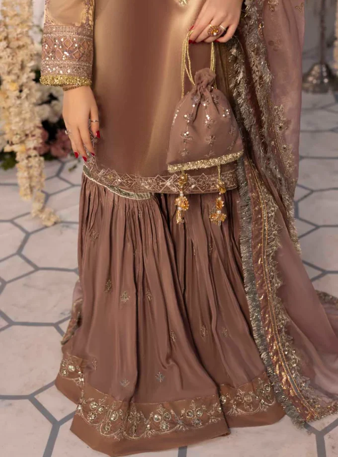 Zahra Rubab raw silk 1342- 4 delig