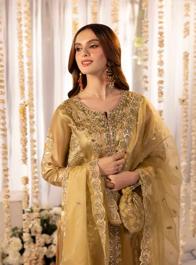 Zahra Rubab raw silk 1348- 4 delig