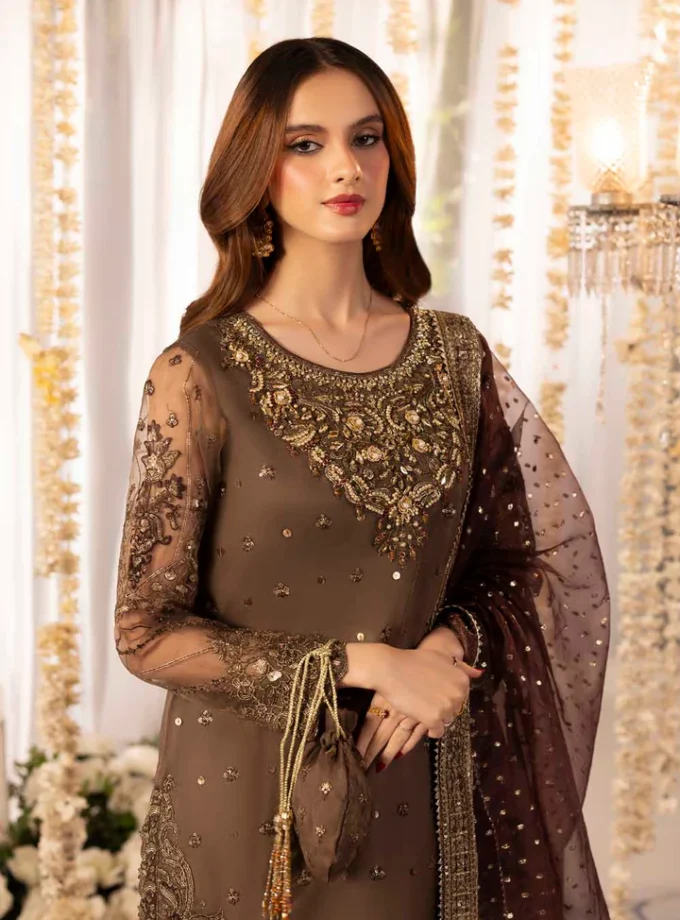 Zahra Rubab raw silk 1347- 4 delig