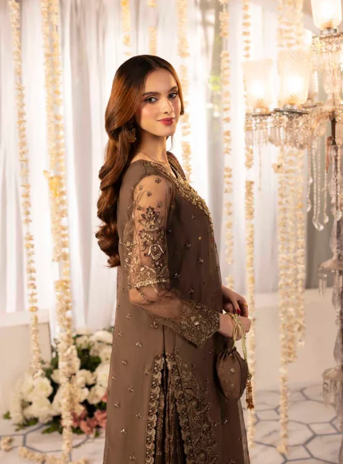 Zahra Rubab raw silk 1347- 4 delig