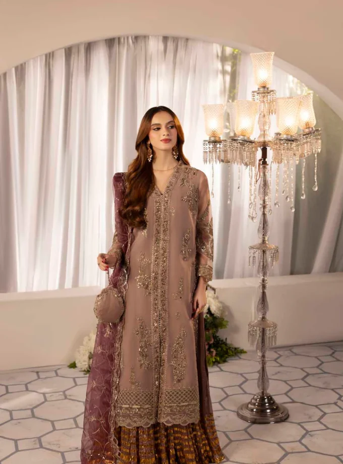 Zahra Rubab raw silk 1343- 4 delig