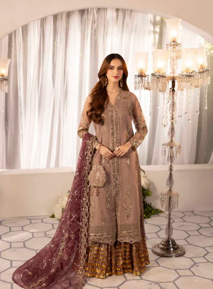 Zahra Rubab raw silk 1343- 4 delig