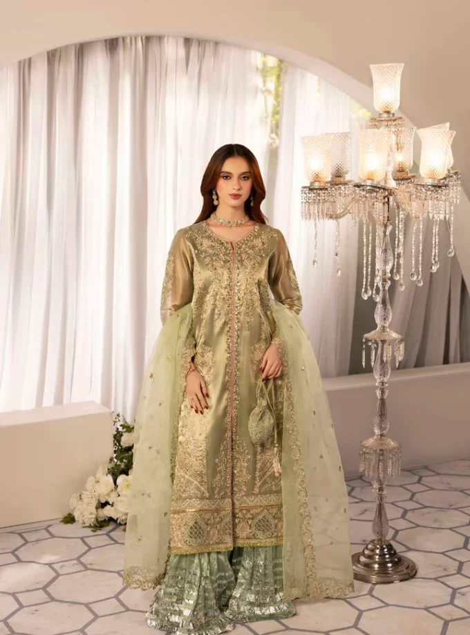 Zahra Rubab raw silk 1349- 4 delig