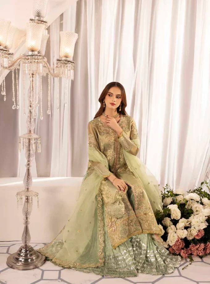 Zahra Rubab raw silk 1349- 4 delig