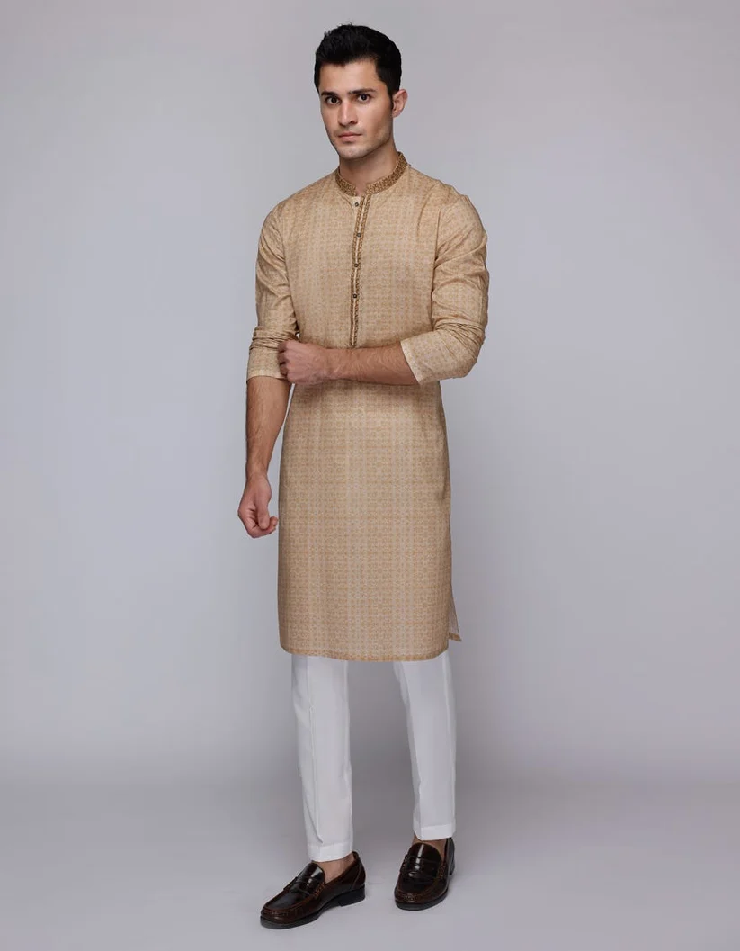Junaid Jamshed kurta- Maat XL 14690 - Afbeelding 3