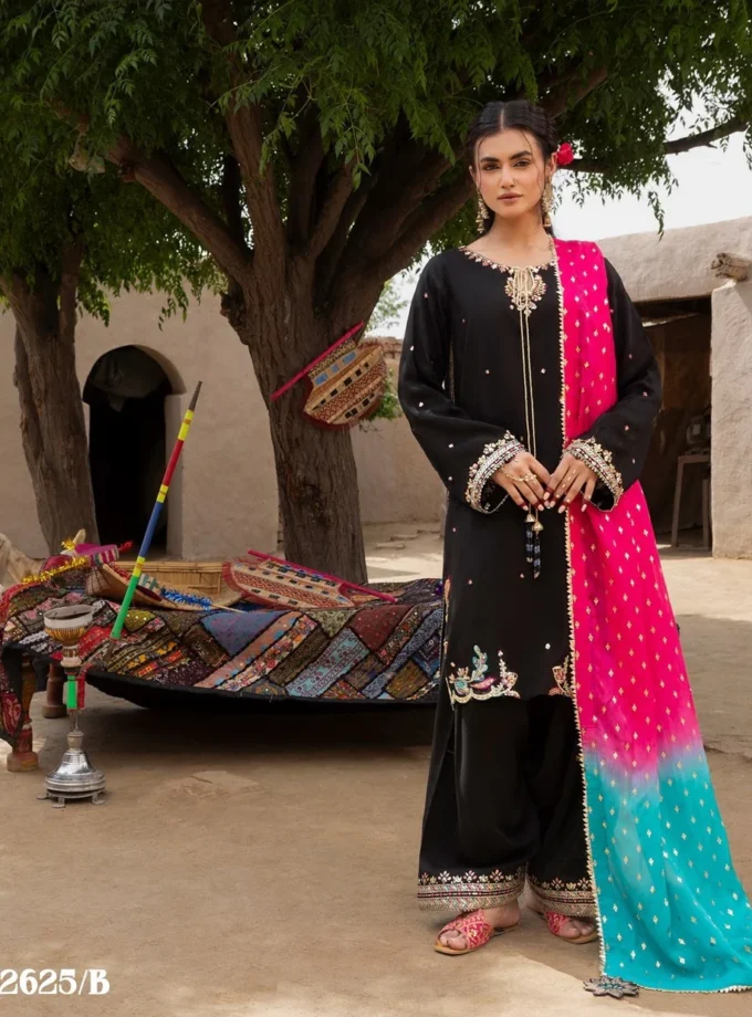 Zarqun raw silk 1350- 3 delig