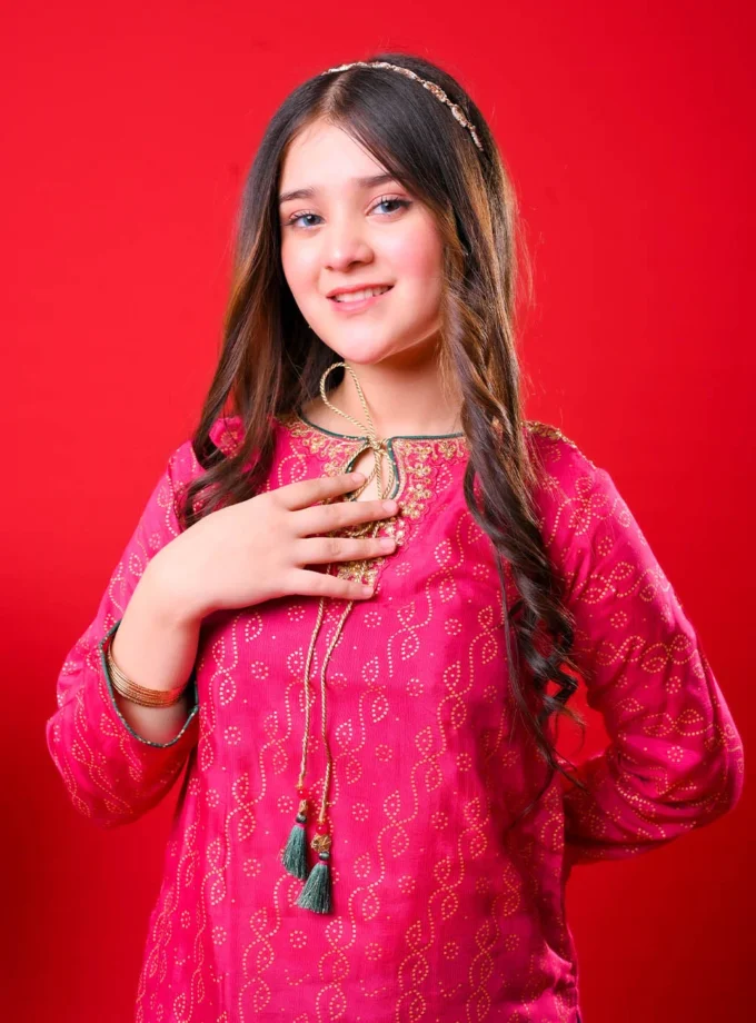 Senorita fancy suit raw silk- fuchsia