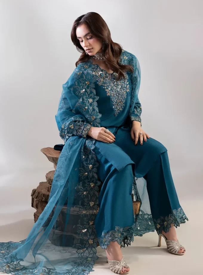 Zarqun raw silk 1361- 3 delig