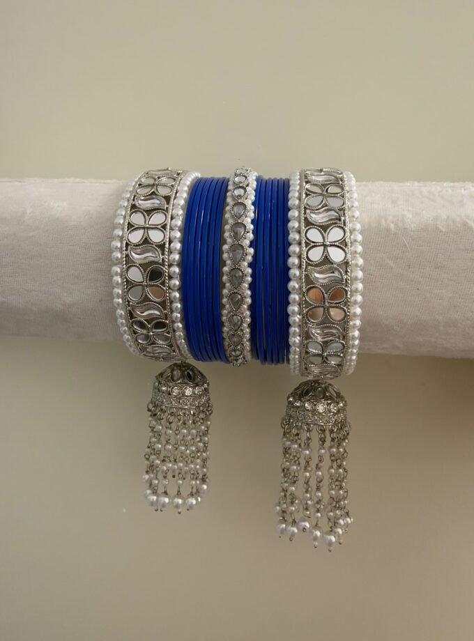 Chooriyaan set - royal blue 1618