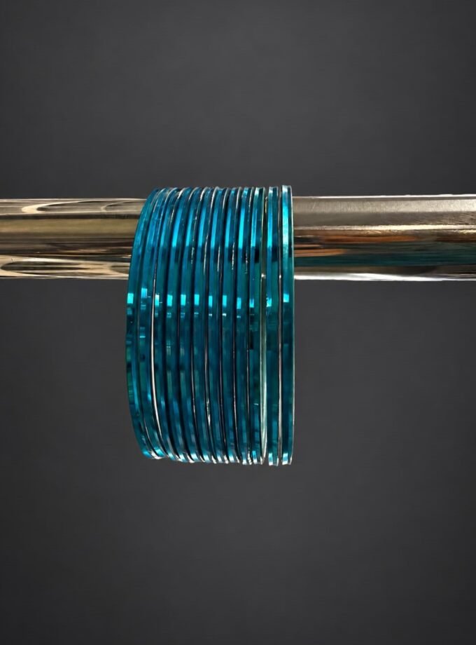 Chooriyaan plain - Turquoiseblauw
