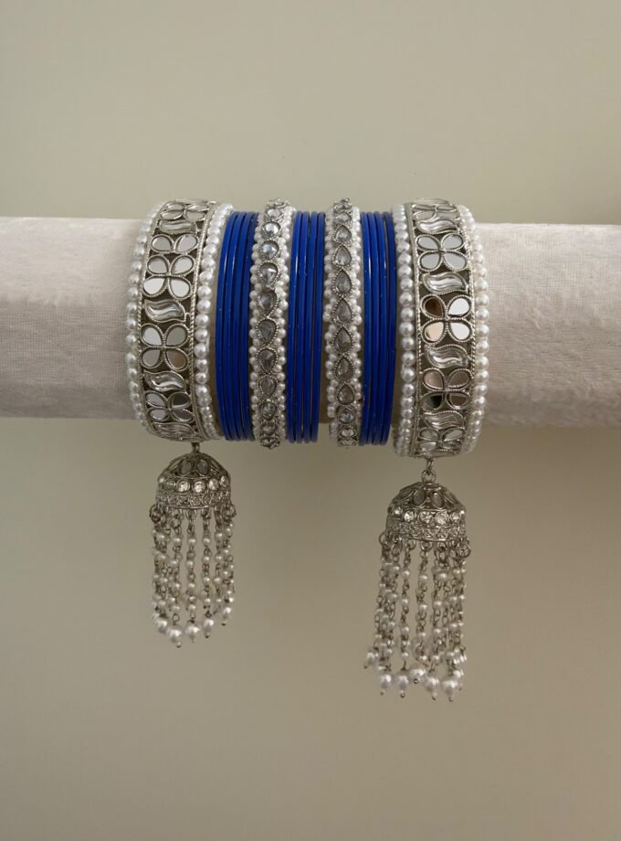 Chooriyaan set - royal blue 1617
