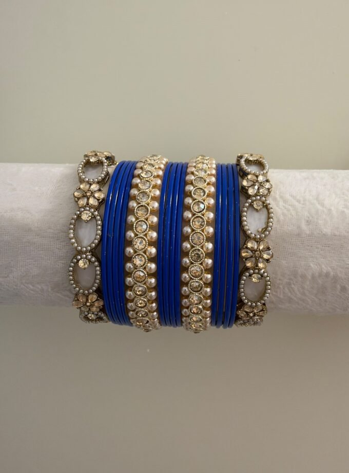 Chooriyaan set - royal blue 1628