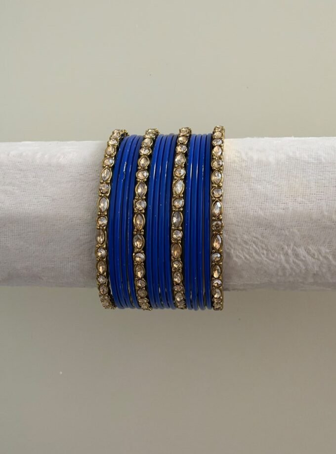 Chooriyaan set - royal blue 1622