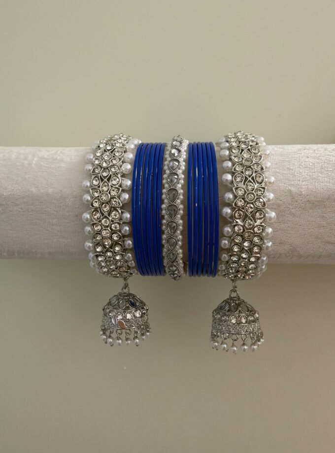 Chooriyaan set - royal blue 1615