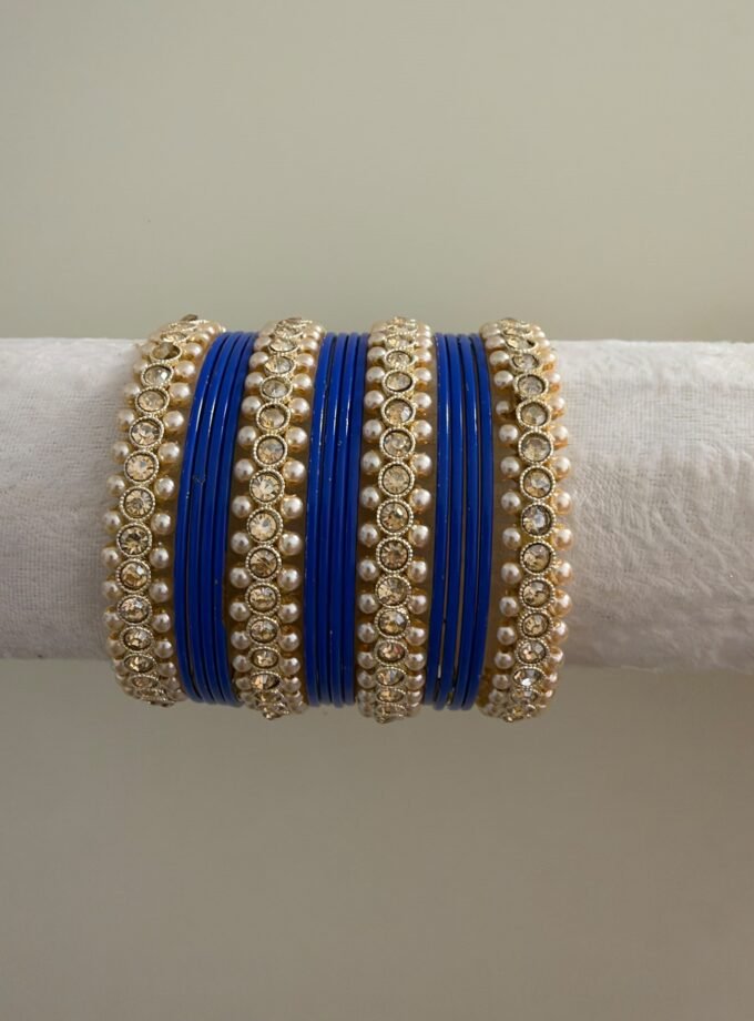 Chooriyaan set - royal blue 1627