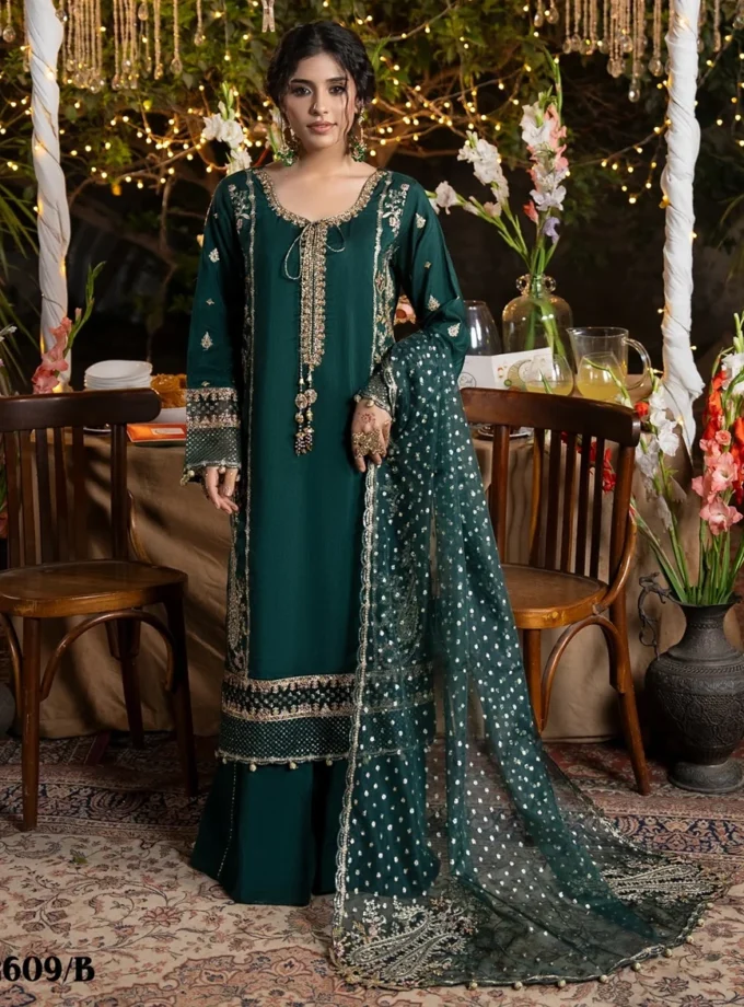 Zarqun fancy suit - Donkergroen