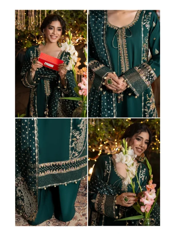 Zarqun fancy suit - Donkergroen