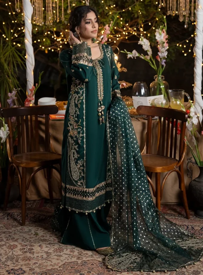 Zarqun fancy suit - Donkergroen