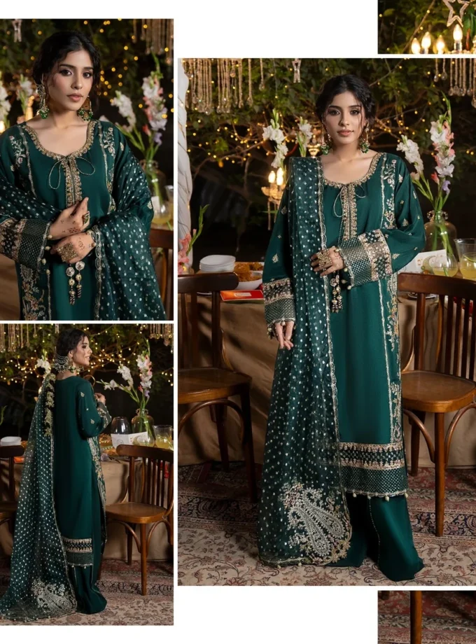 Zarqun fancy suit - Donkergroen