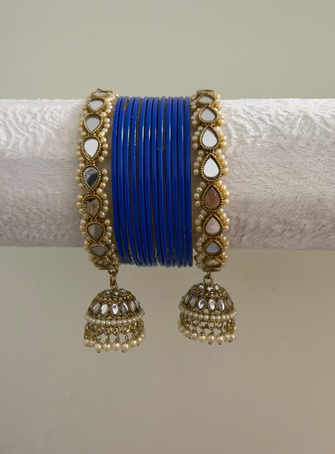 Chooriyaan set - royal blue 1623