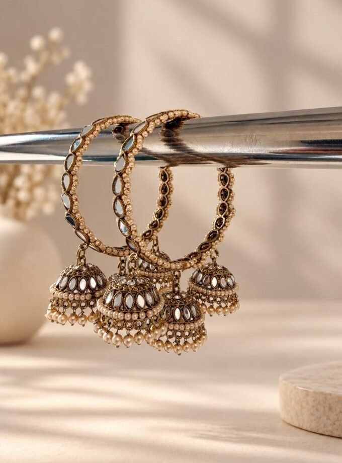 Bangles met 3 jhumkay