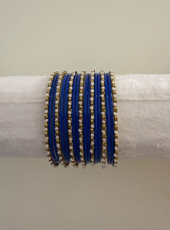 Chooriyaan set - royal blue 1620