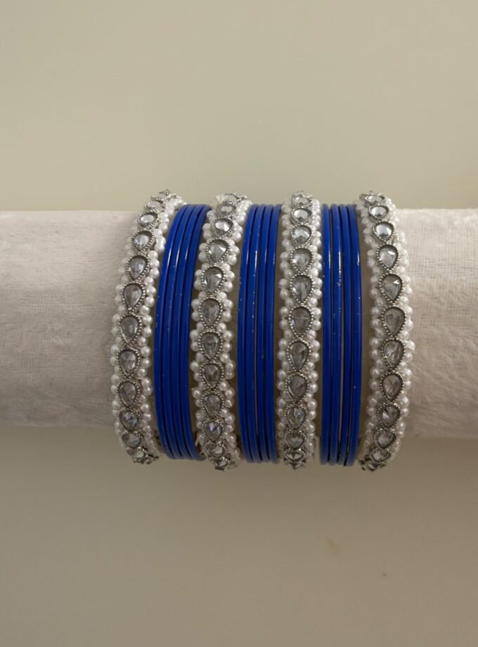 Chooriyaan set - royal blue 1614