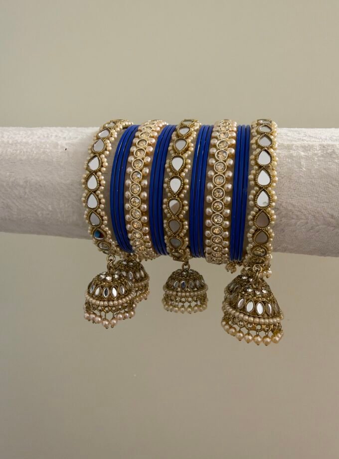 Chooriyaan set - royal blue 1629