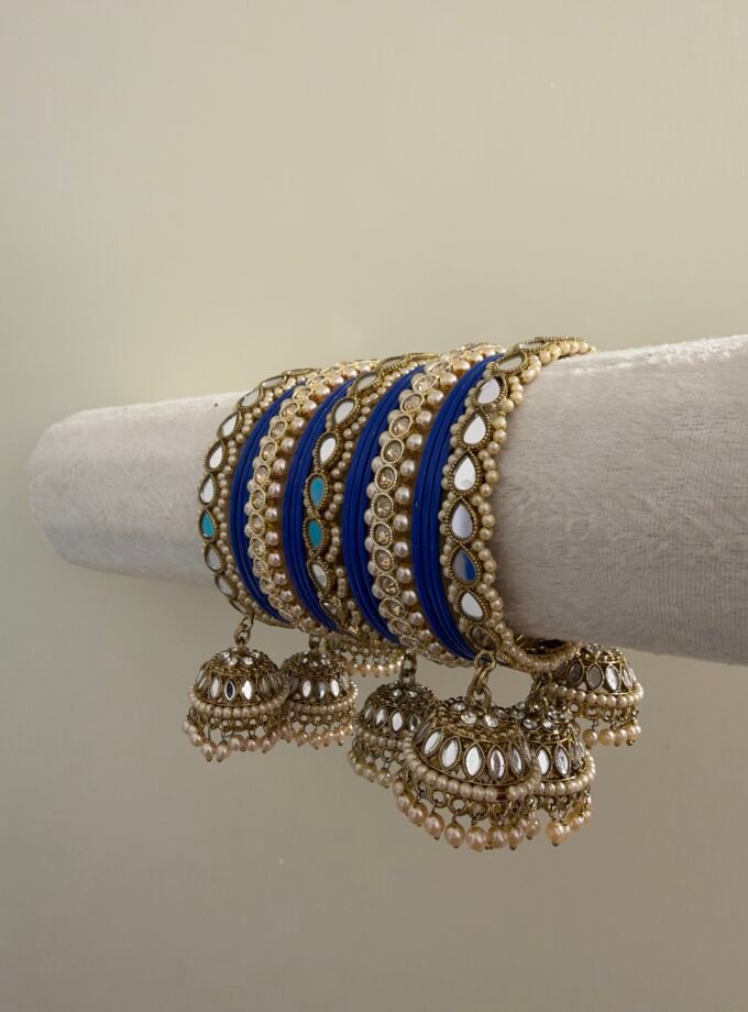 Chooriyaan set - royal blue 1629