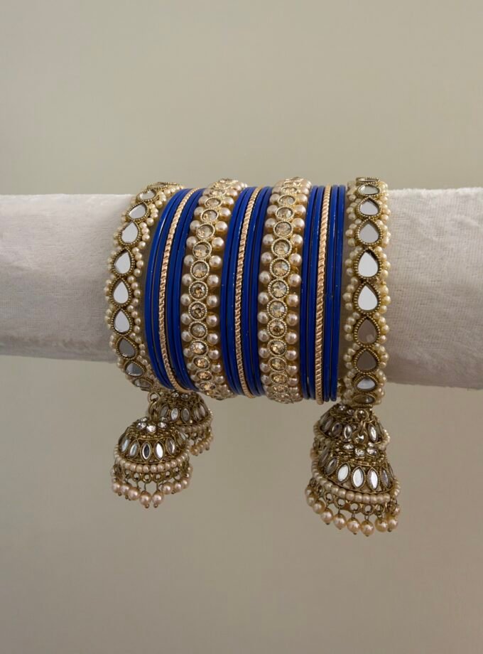 Chooriyaan set - royal blue 1630