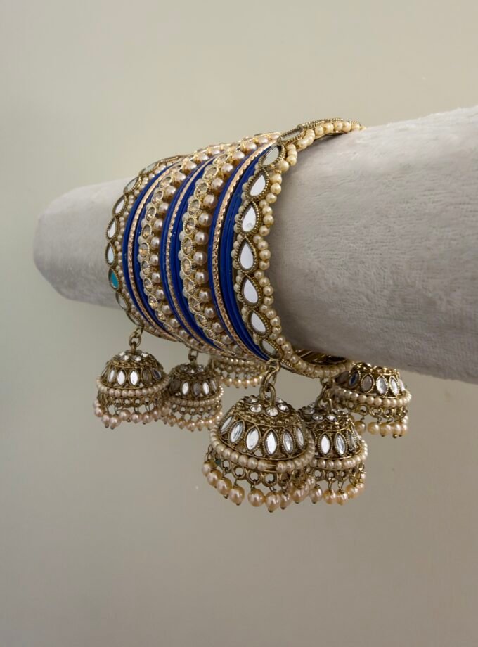 Chooriyaan set - royal blue 1630