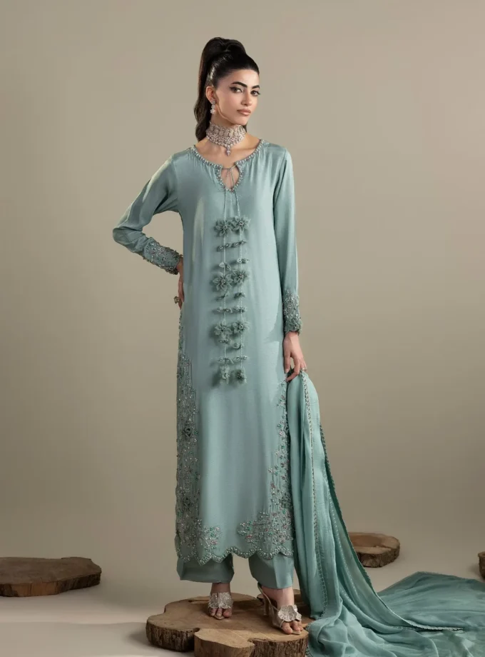 Zarqun fancy suit - Mintturquoise
