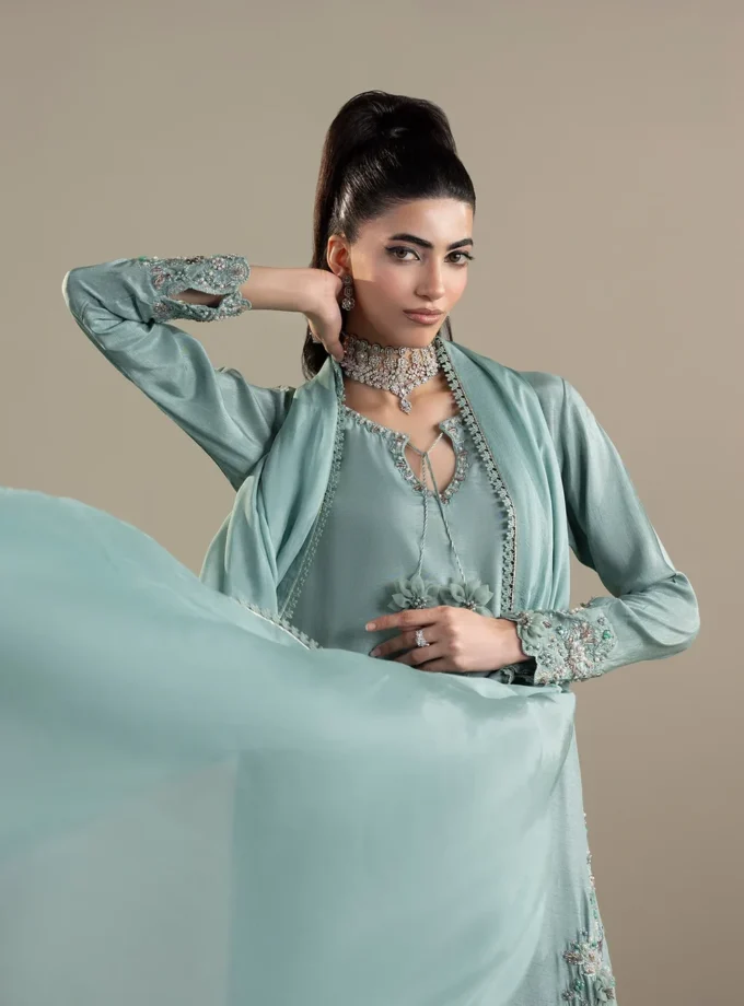 Zarqun fancy suit - Mintturquoise