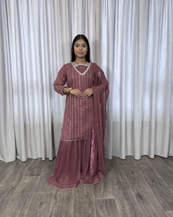 The kurti bazaar Trouwkleding Indiase ontwerper gestikte Anarkali-jurk pakken klaar om te dragen Salwar Kameez-jurken voor vrouwen, Keuze 5, 40